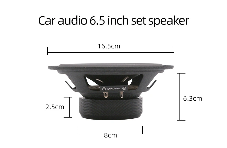 Professional 166mm 6.5 Inch Car Speaker Set Manufacturers Wholesale Speaker Powerful Component System Car Speaker